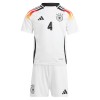 Maillot de Supporter Allemagne Tah 4 Domicile Euro 2024 Pour Enfant